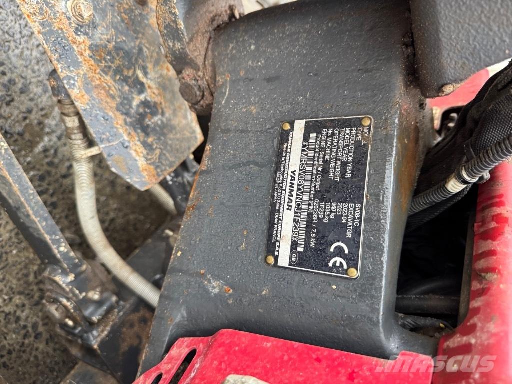 Yanmar SV08 (1F239) Minigrävare < 7t
