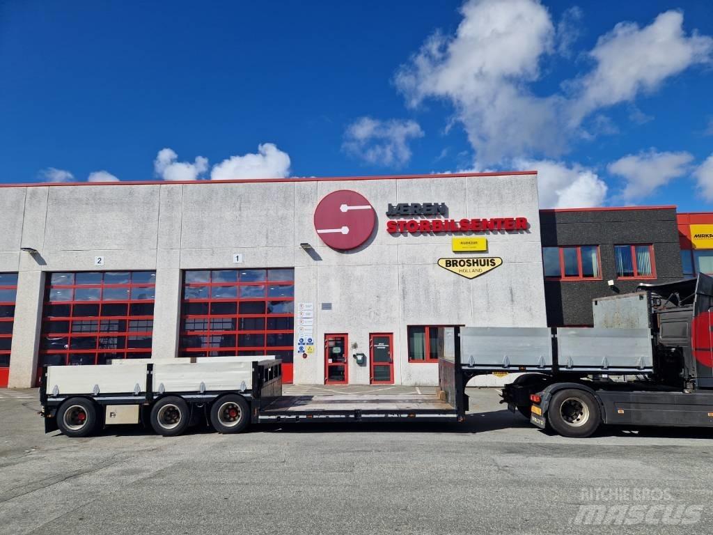 Broshuis Brønntralle Låg lastande semi trailer