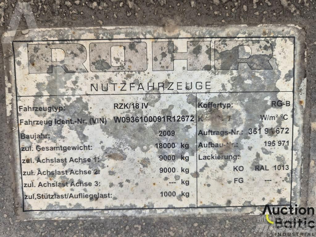 Rohr RZK 18 IV Kapelltrailer