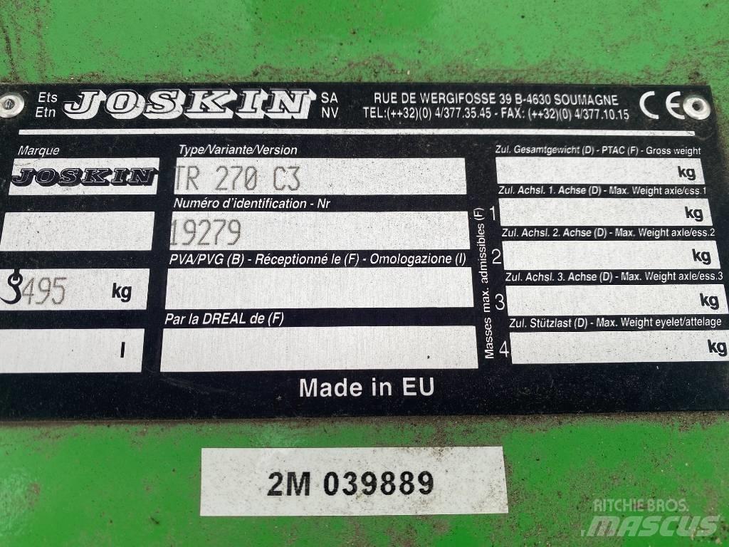 Joskin TR 270 C3 Betesputsare