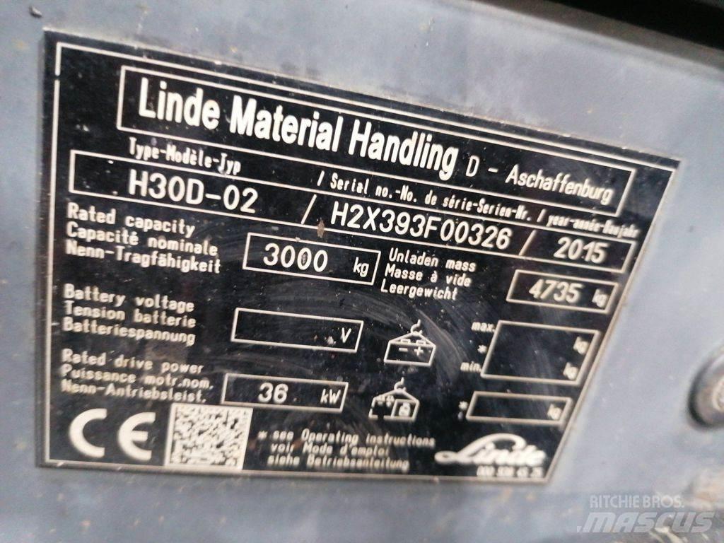 Linde H30D-02 Dieselmotviktstruckar