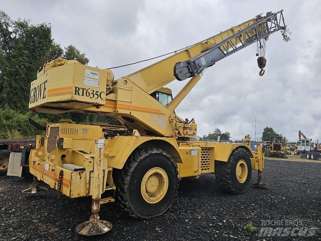 Grove RT 635 C Terrängkranar (Grov terräng)