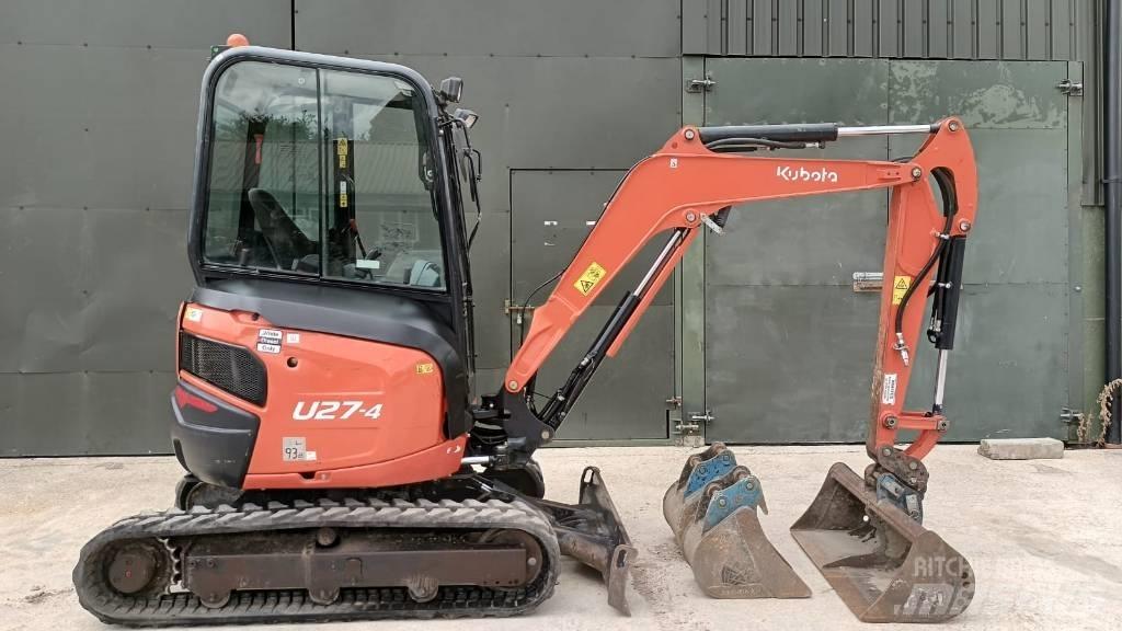 Kubota U 27-4 Minigrävare < 7t