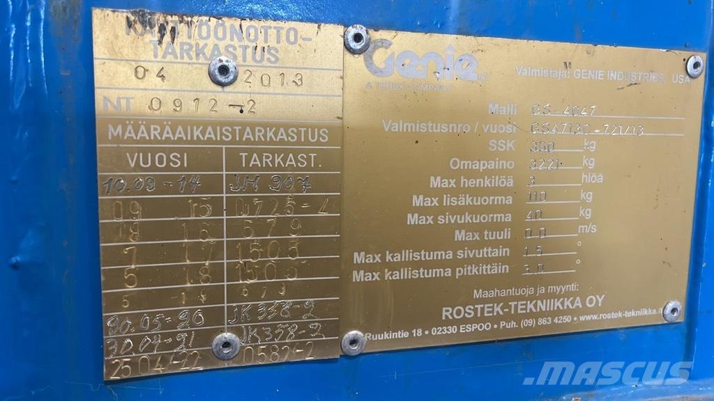 Genie GS 4047 Saxliftar