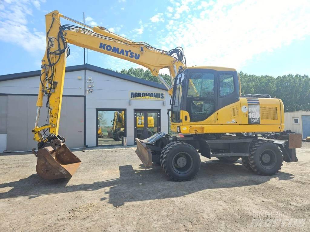 Komatsu PW 160-7 Hjulgrävare