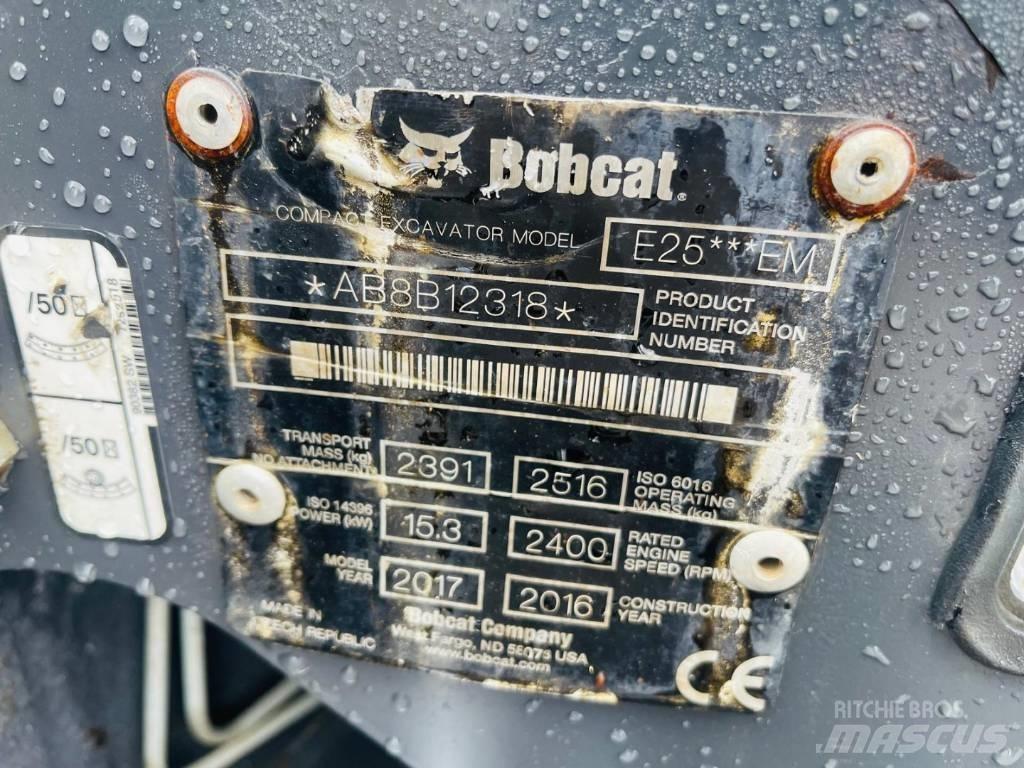 Bobcat E 25 Minigrävare < 7t