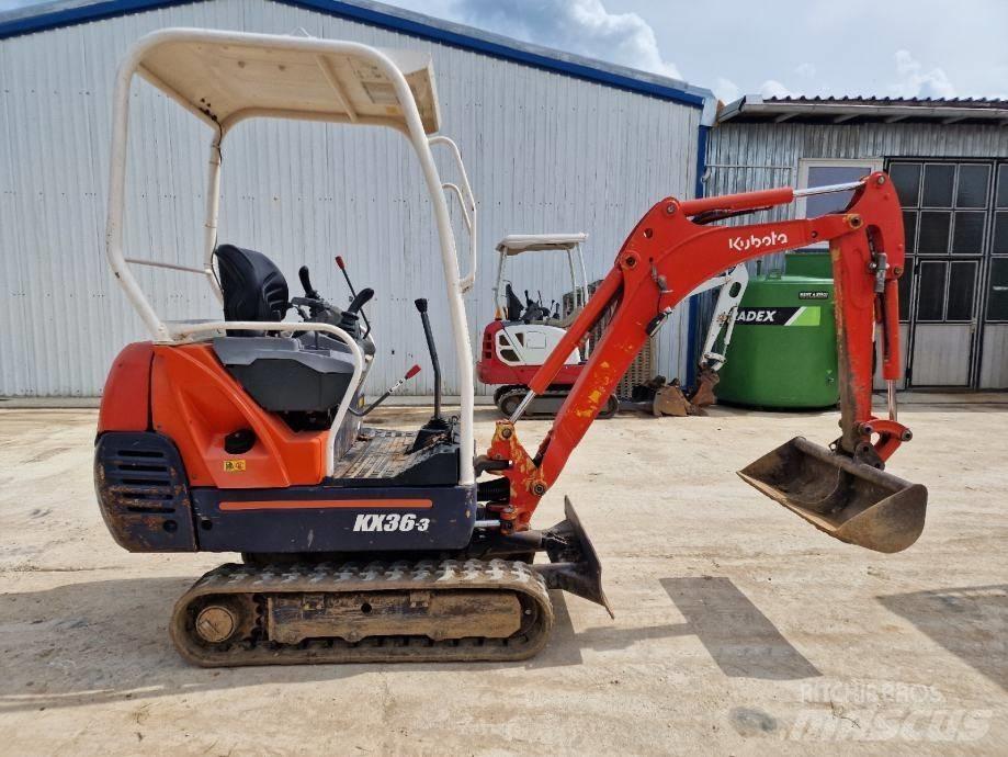 Kubota KX 36-3 Minigrävare < 7t