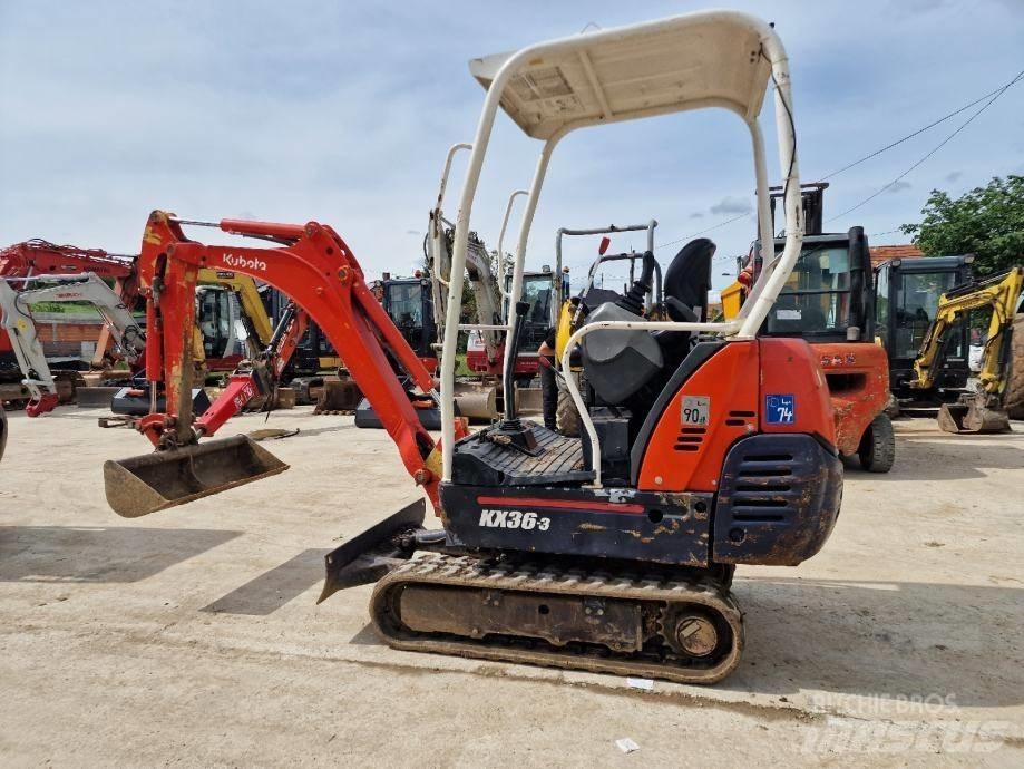 Kubota KX 36-3 Minigrävare < 7t