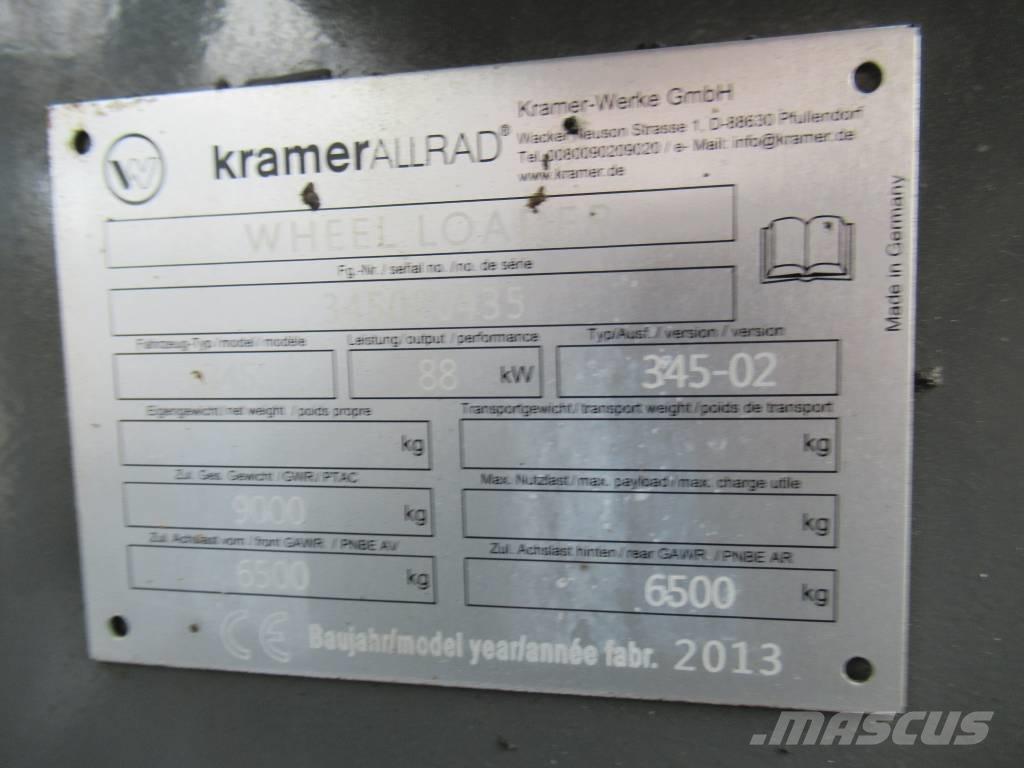Kramer 880 2 x KAUHA Hjullastare