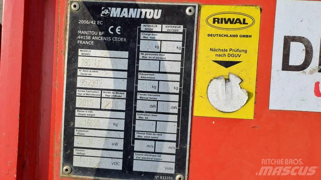 Manitou 280TJ Teleskop bomliftar