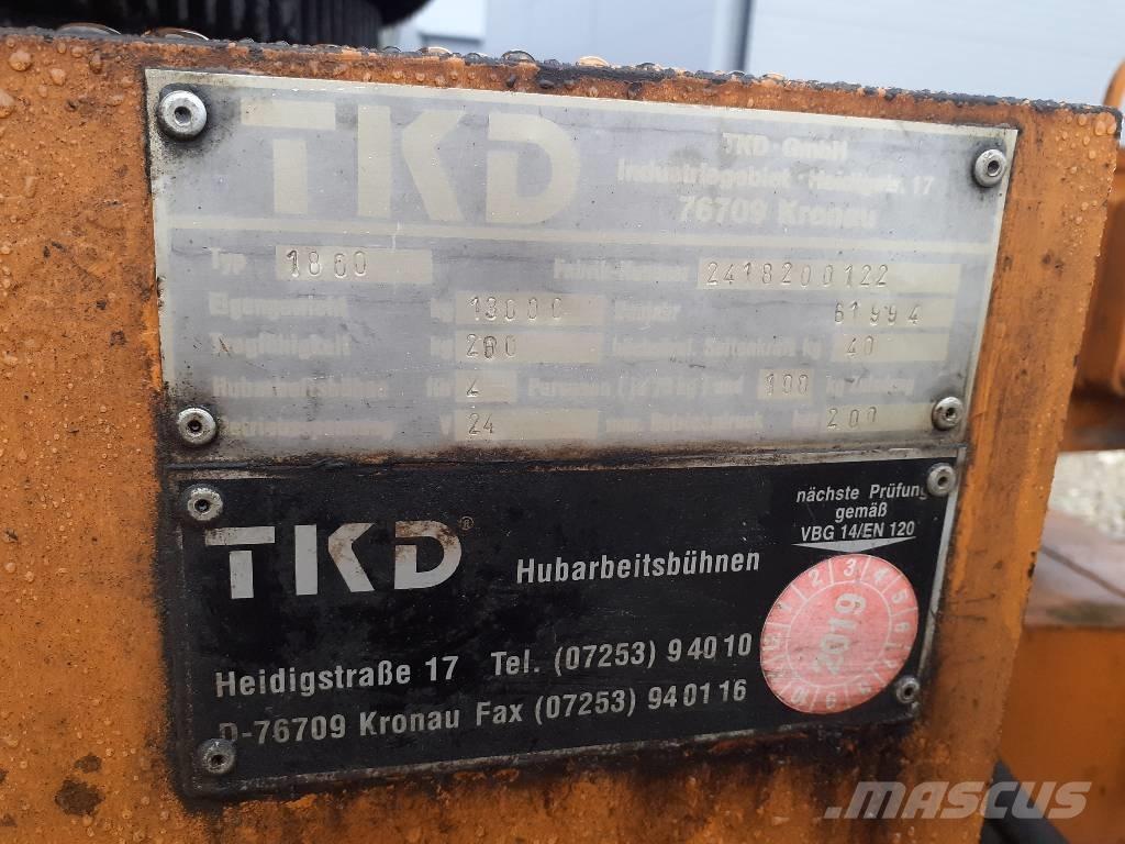 TKD 1800 Kompakta självgående bomlyftar
