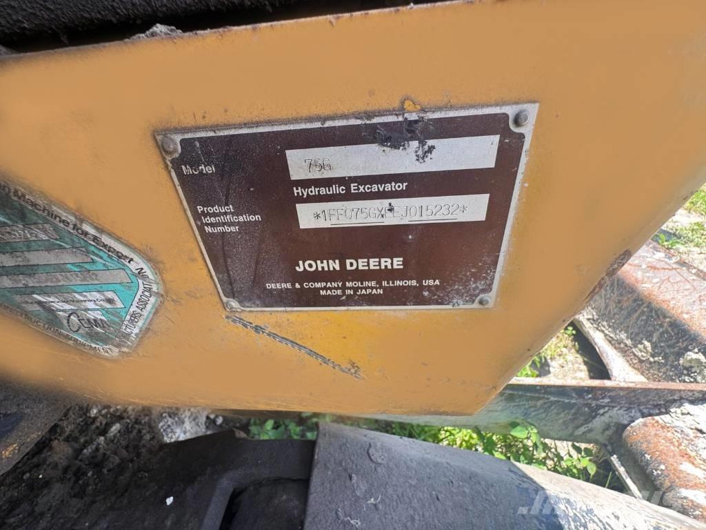 John Deere 75 G Minigrävare < 7t