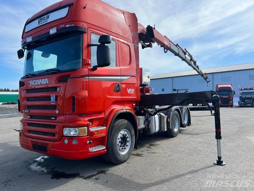 Scania R 580 Kranbilar