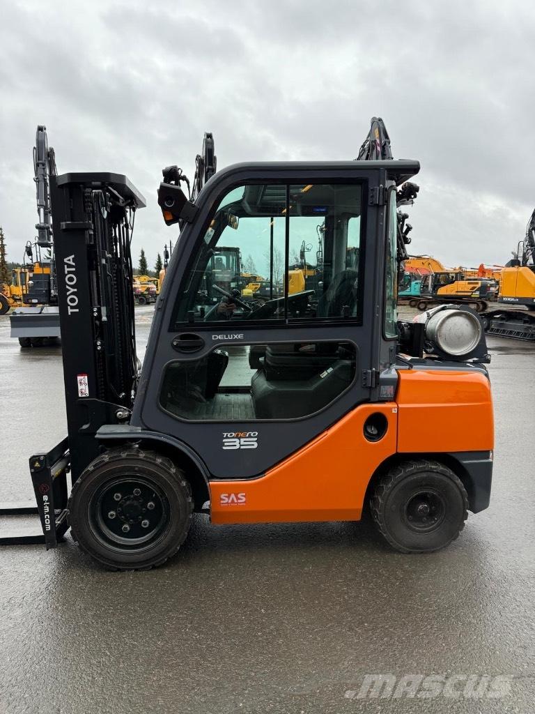 Toyota 02-8 FGJF 35 Gasolmotviktstruckar