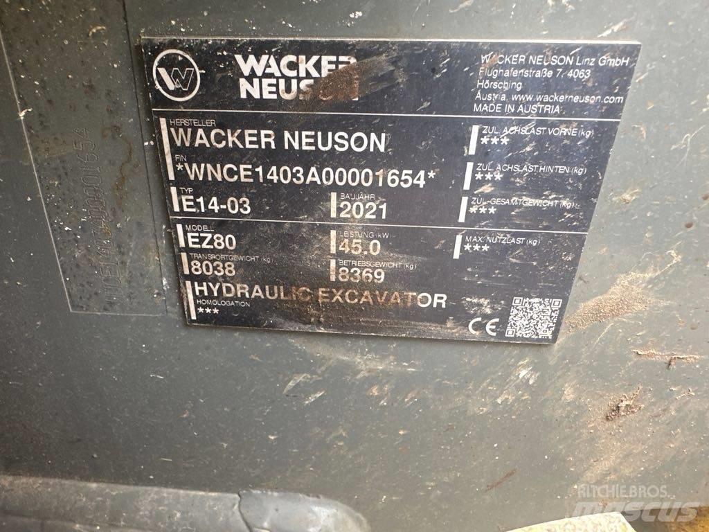 Wacker Neuson EZ80 Bandgrävare