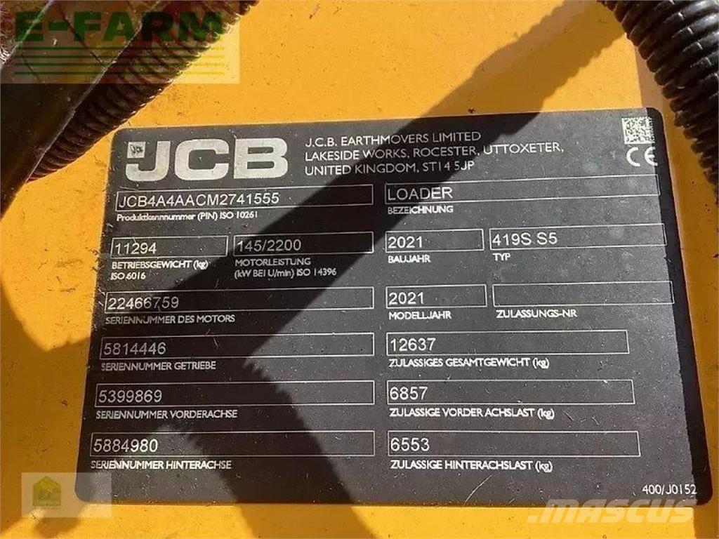 JCB 419s s5 Minigrävare < 7t