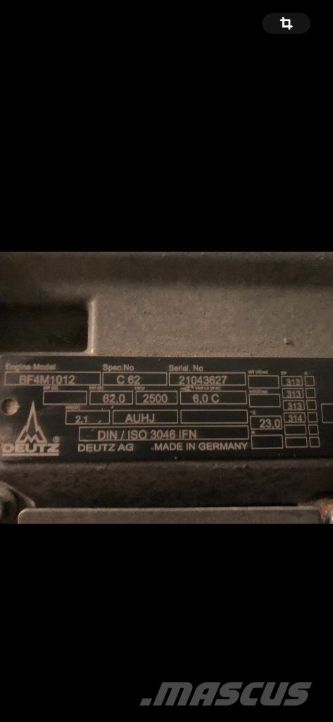 Deutz BF4M1012 Hjullastare