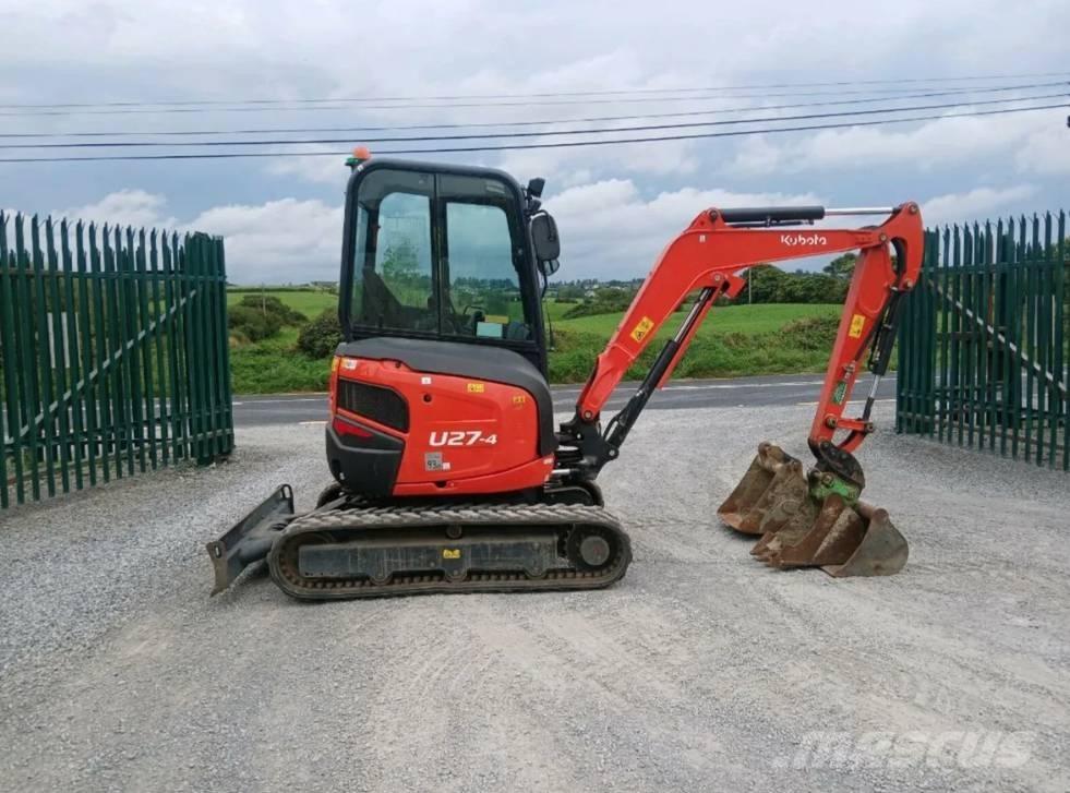 Kubota U 27-4 Minigrävare < 7t