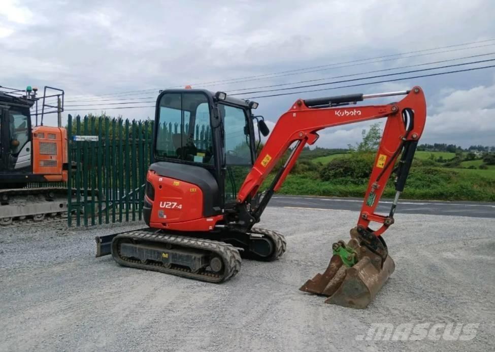 Kubota U 27-4 Minigrävare < 7t