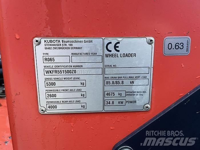 Kubota R065 Hjullastare