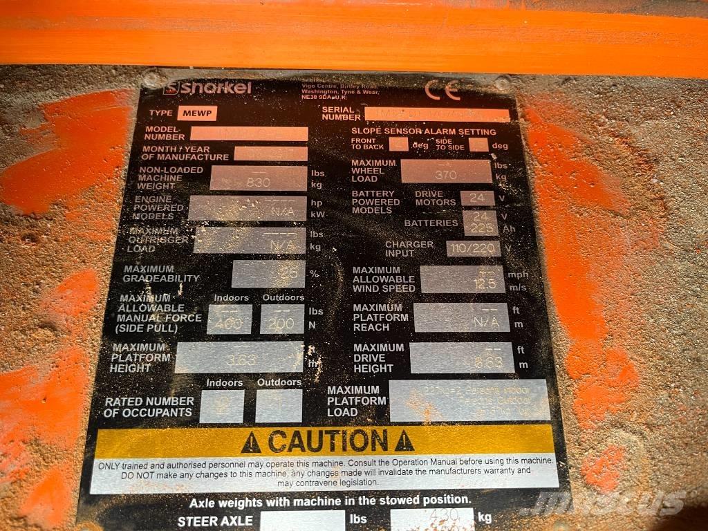 Snorkel TM 12 Personhissar och andra hissar