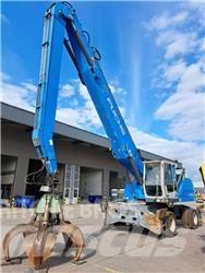 Fuchs MHL350E + Polyp Avfalls / industri hantering