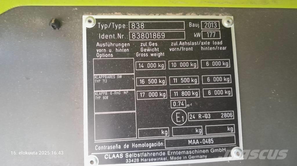 CLAAS Tucano 430 APS Skördetröskor