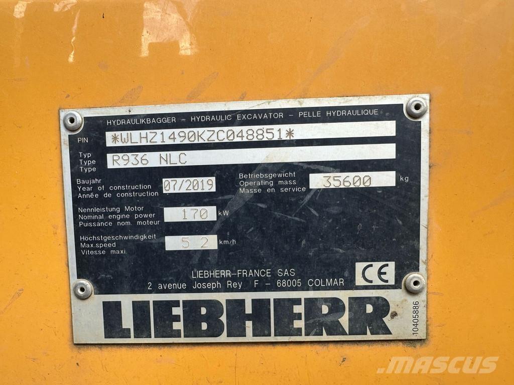 Liebherr R936 NLC Bandgrävare