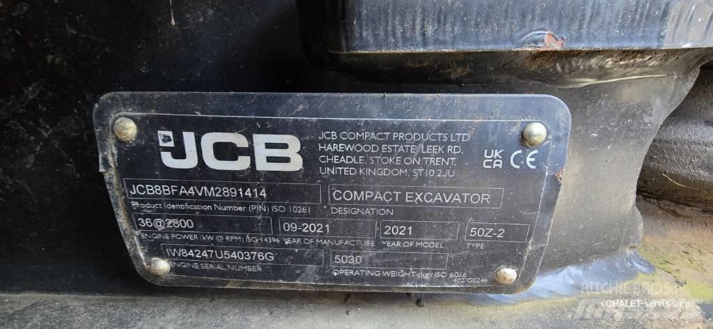 JCB 50 Z-2 Minigrävare < 7t