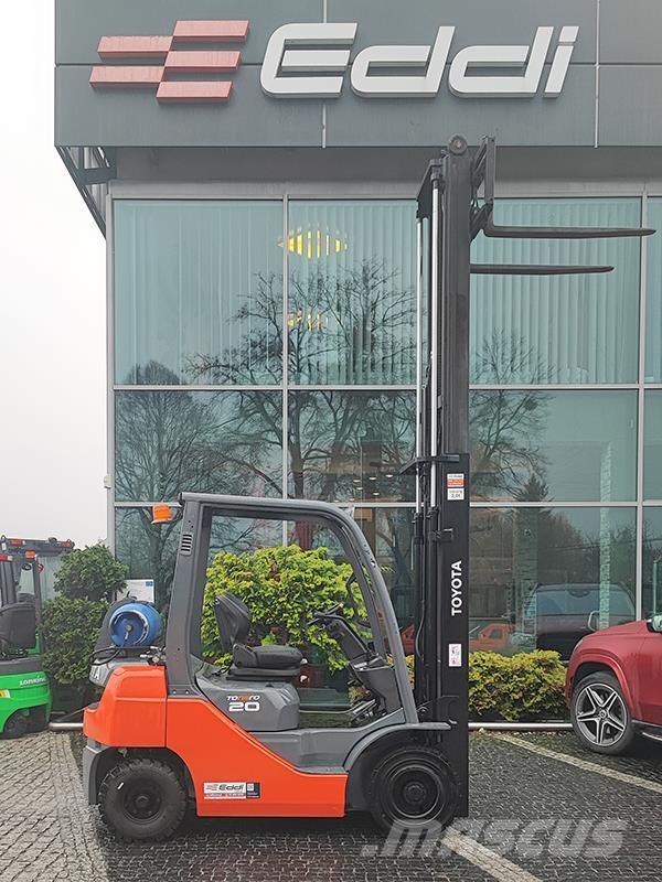 Toyota 02-8FGF20 Gasolmotviktstruckar