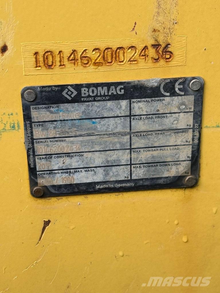 Bomag BW 80 AD-5 Tvåvalsvältar