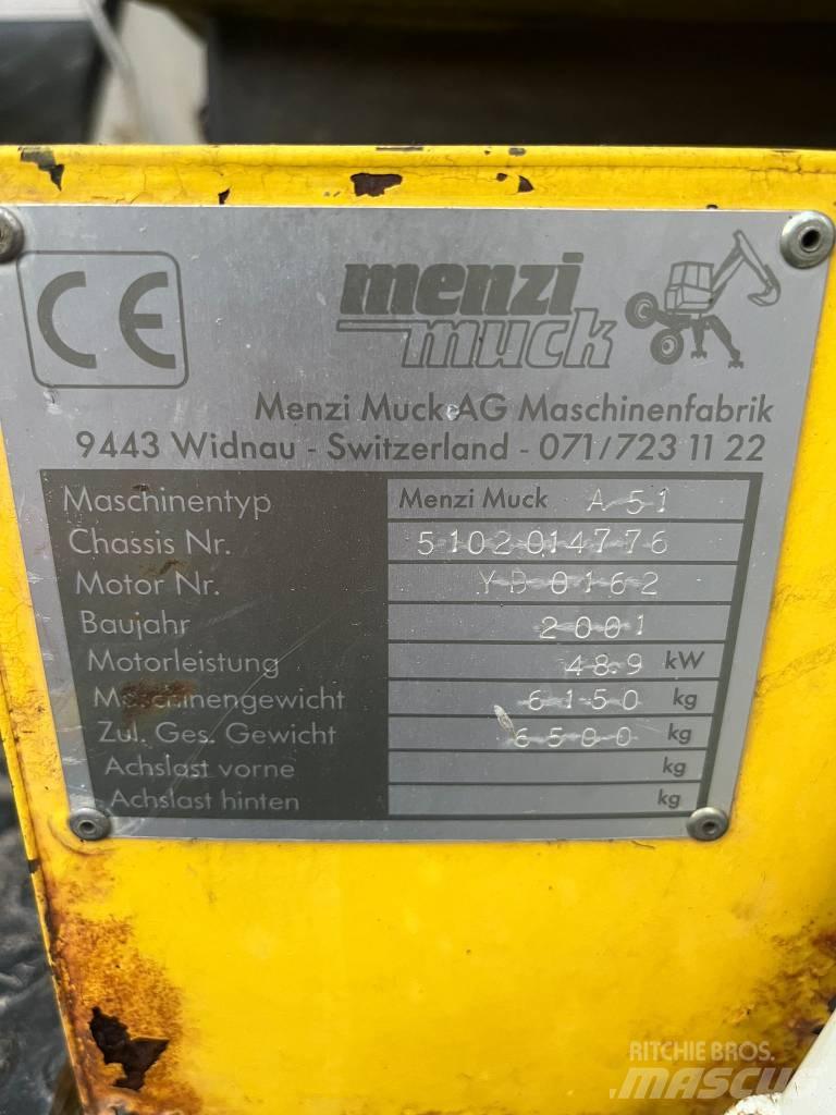 Menzi Muck A51 Specialgrävmaskiner