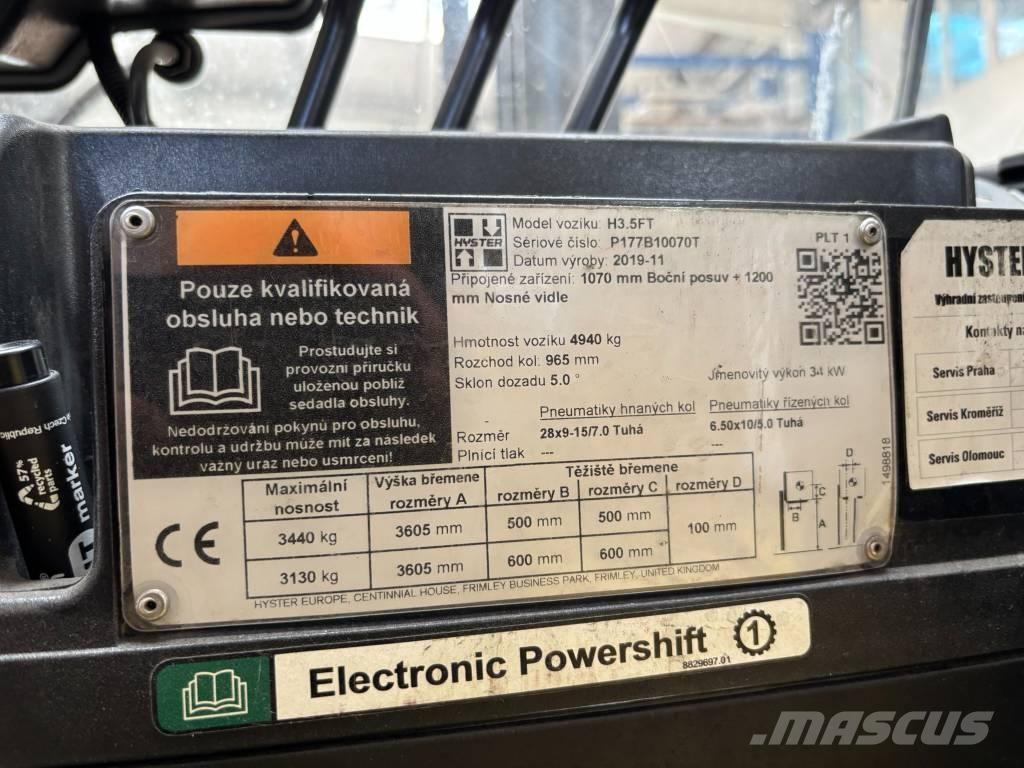 Hyster H3.5FT Dieselmotviktstruckar