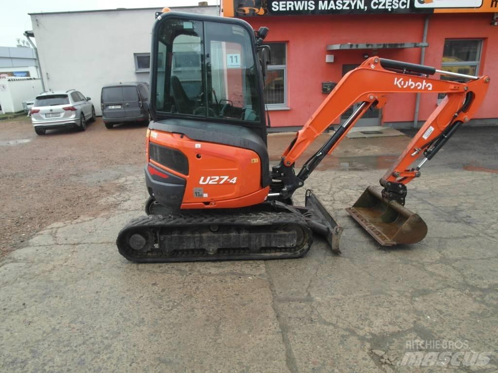 Kubota U 27-4 Minigrävare < 7t