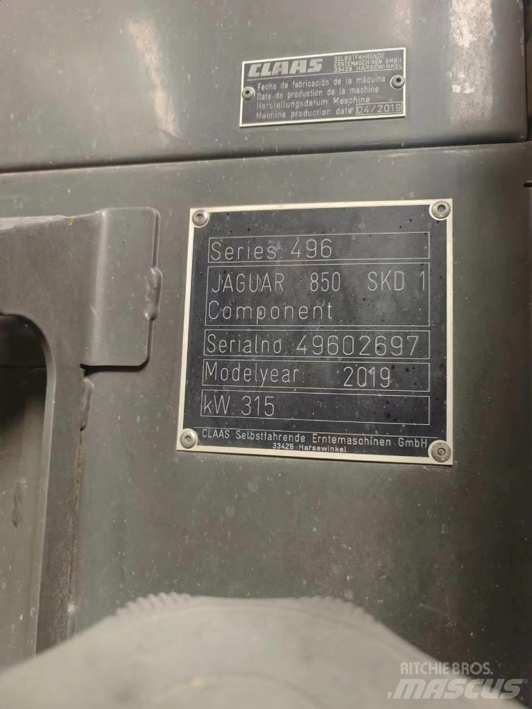 CLAAS Jaguar 850 Självgående fälthackar
