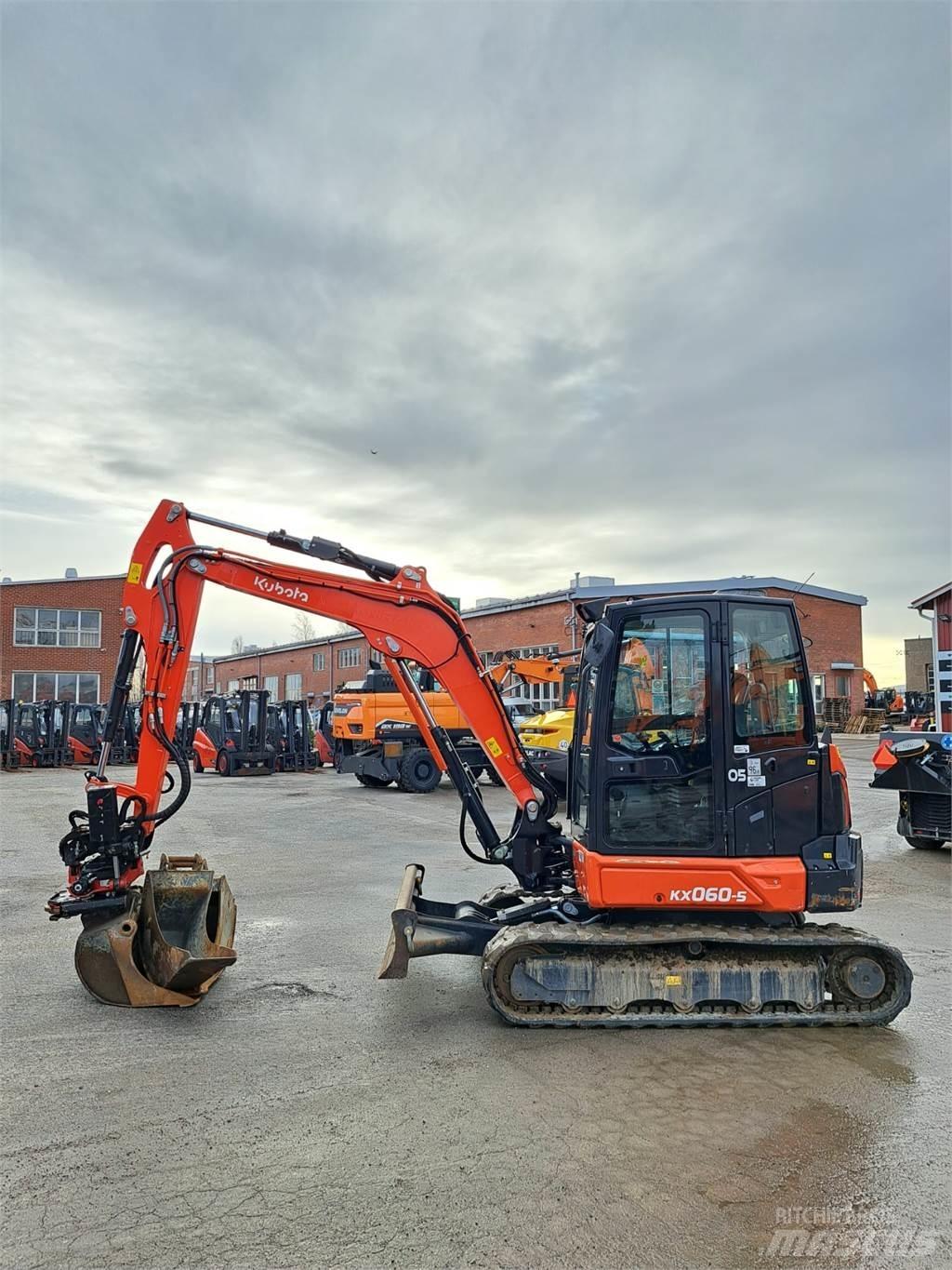 Kubota KX060-5 Minigrävare < 7t