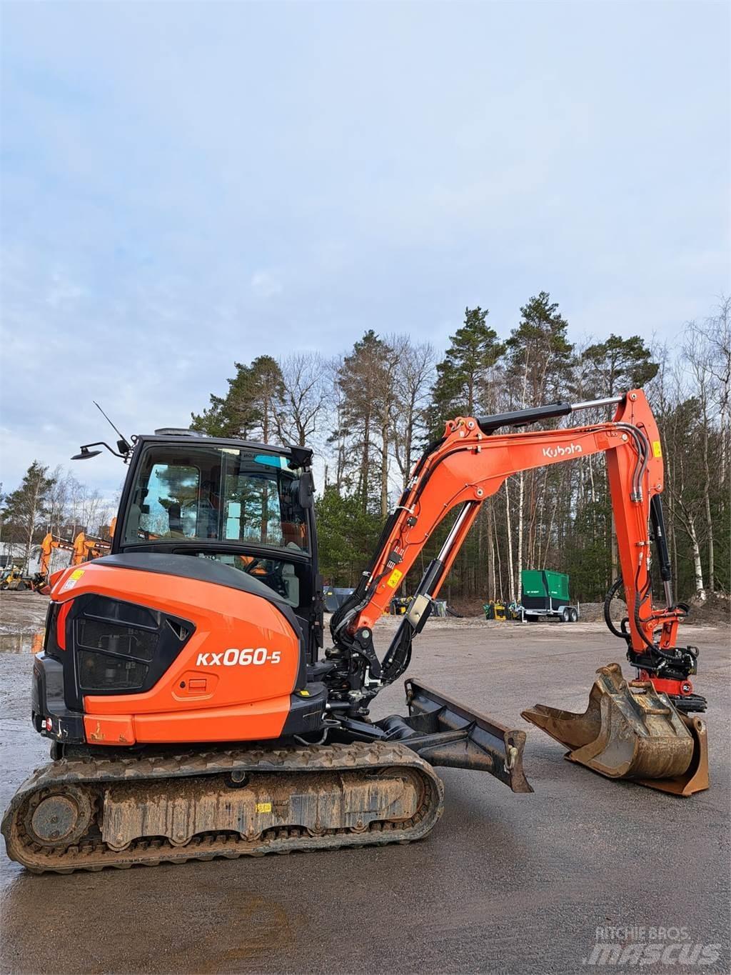 Kubota KX060-5 Minigrävare < 7t