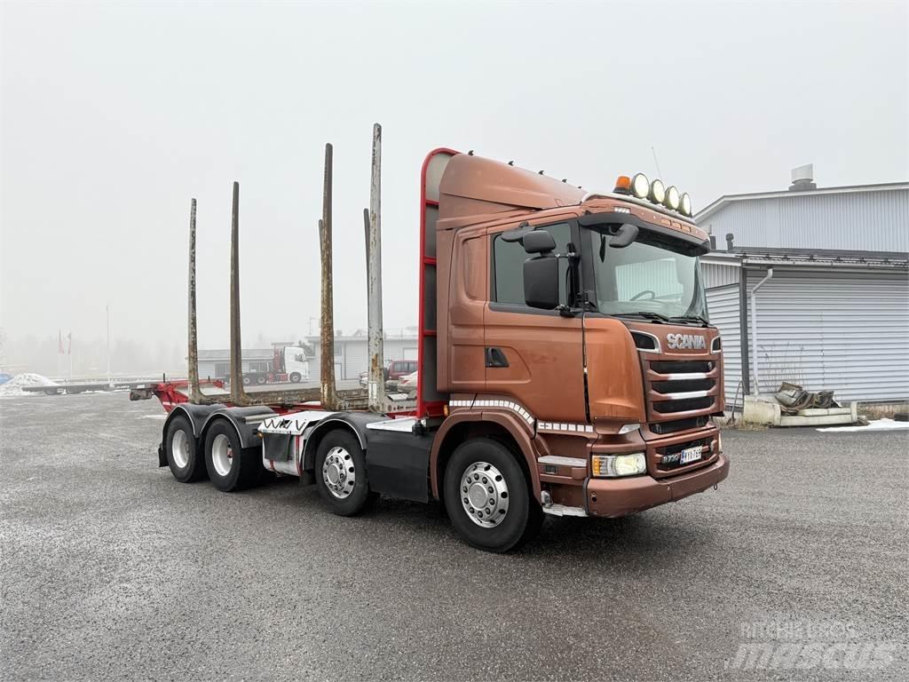 Scania R 730 8X4 Timmerbilar