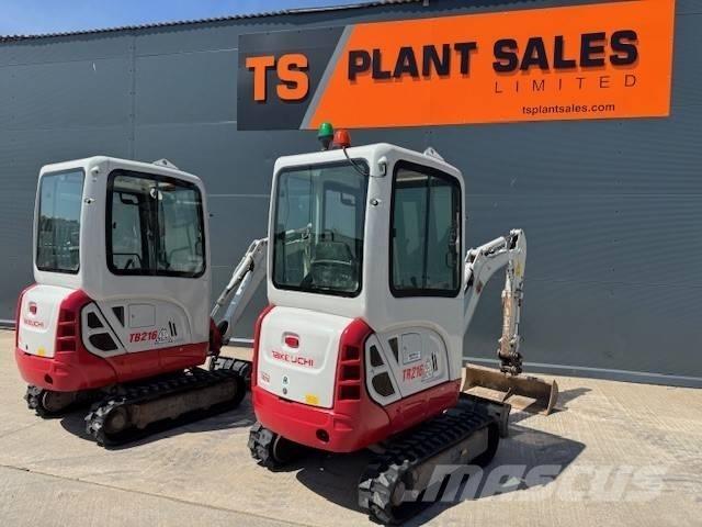 Takeuchi TB 216 Minigrävare < 7t
