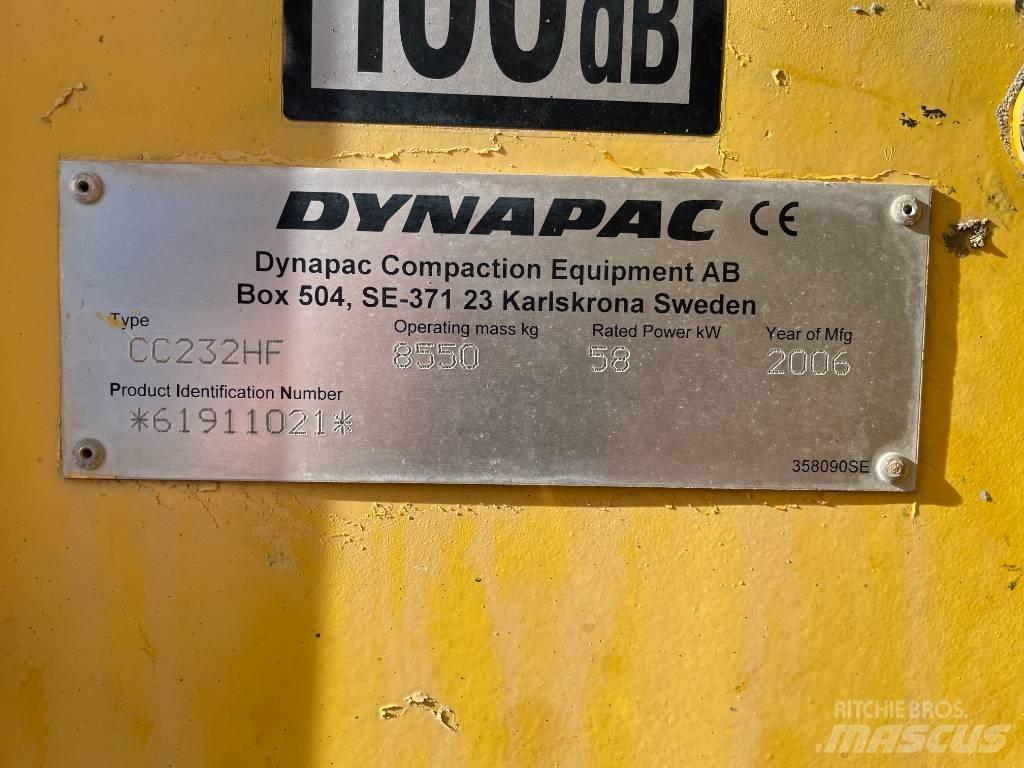 Dynapac CC 232 HF Tvåvalsvältar