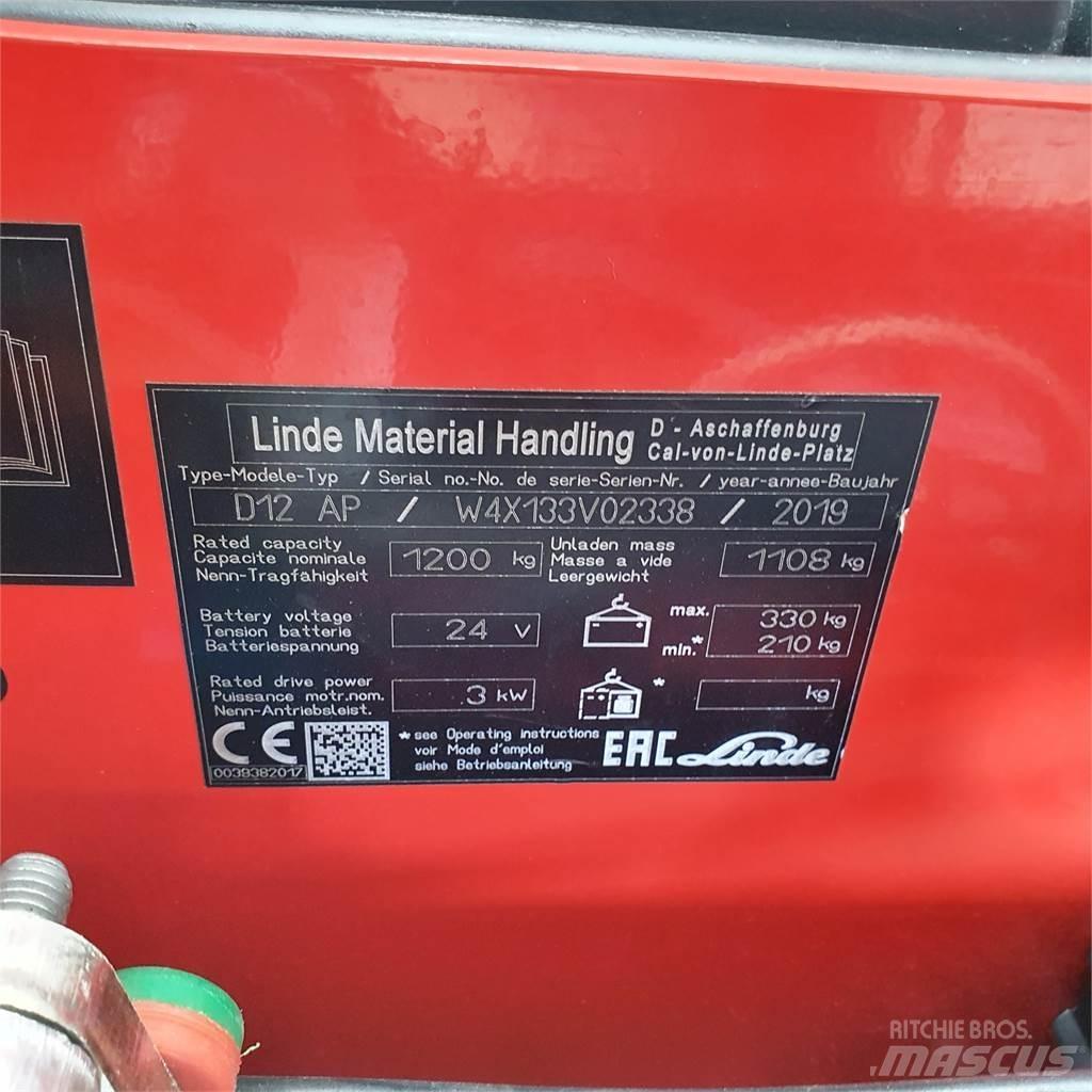 Linde D12AP Staplare-led