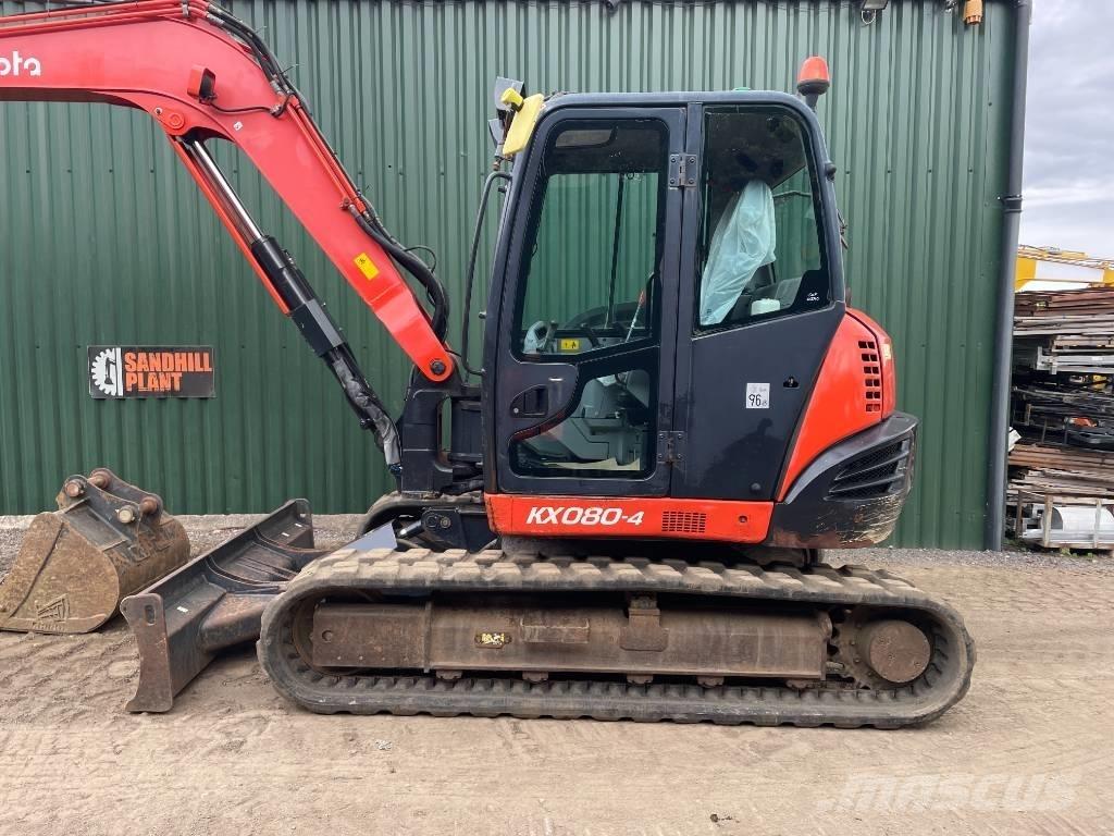 Kubota KX 080-4 Midigrävmaskiner 7t - 12t