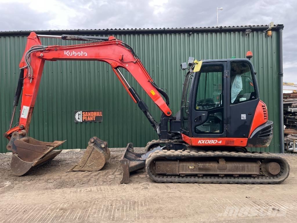 Kubota KX 080-4 Midigrävmaskiner 7t - 12t