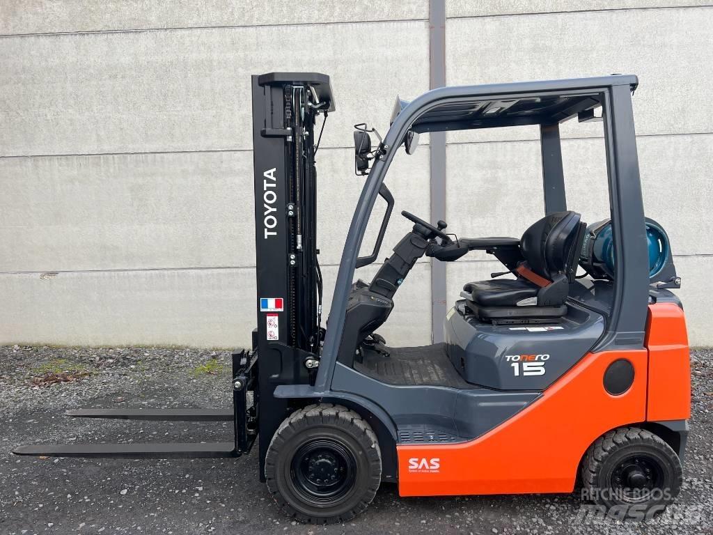 Toyota 02-8 FGF 15 Gasolmotviktstruckar