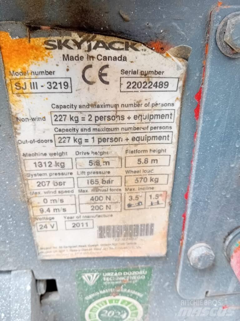 SkyJack 3219 SJ Saxliftar