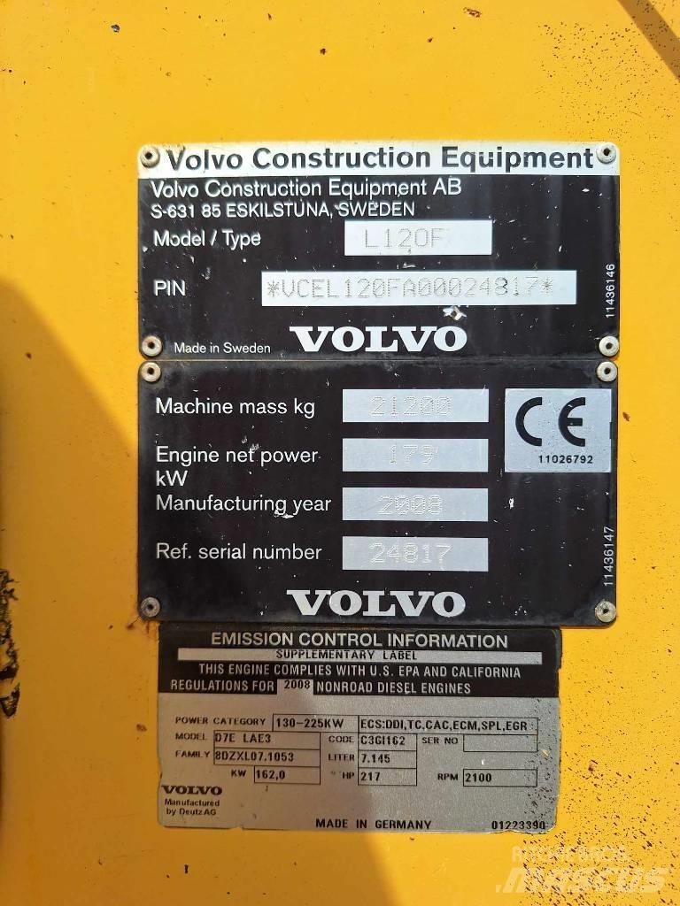 Volvo L 120 F Hjullastare