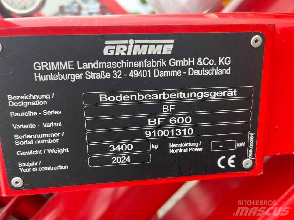 Grimme BF Potatisodlingsutrustning - Övrigt