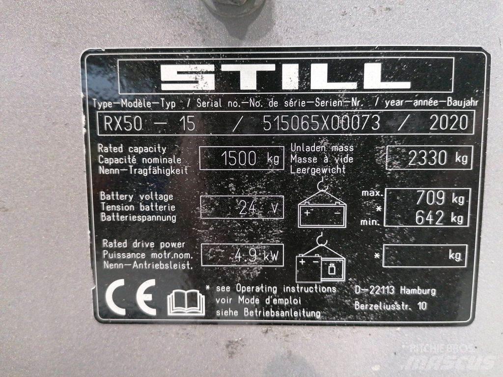 Still RX50-15 Elmotviktstruckar