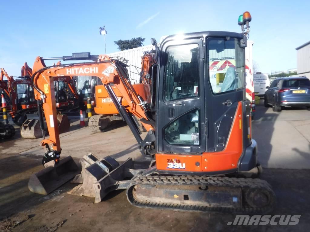 Hitachi ZX 33 U-6 Minigrävare < 7t