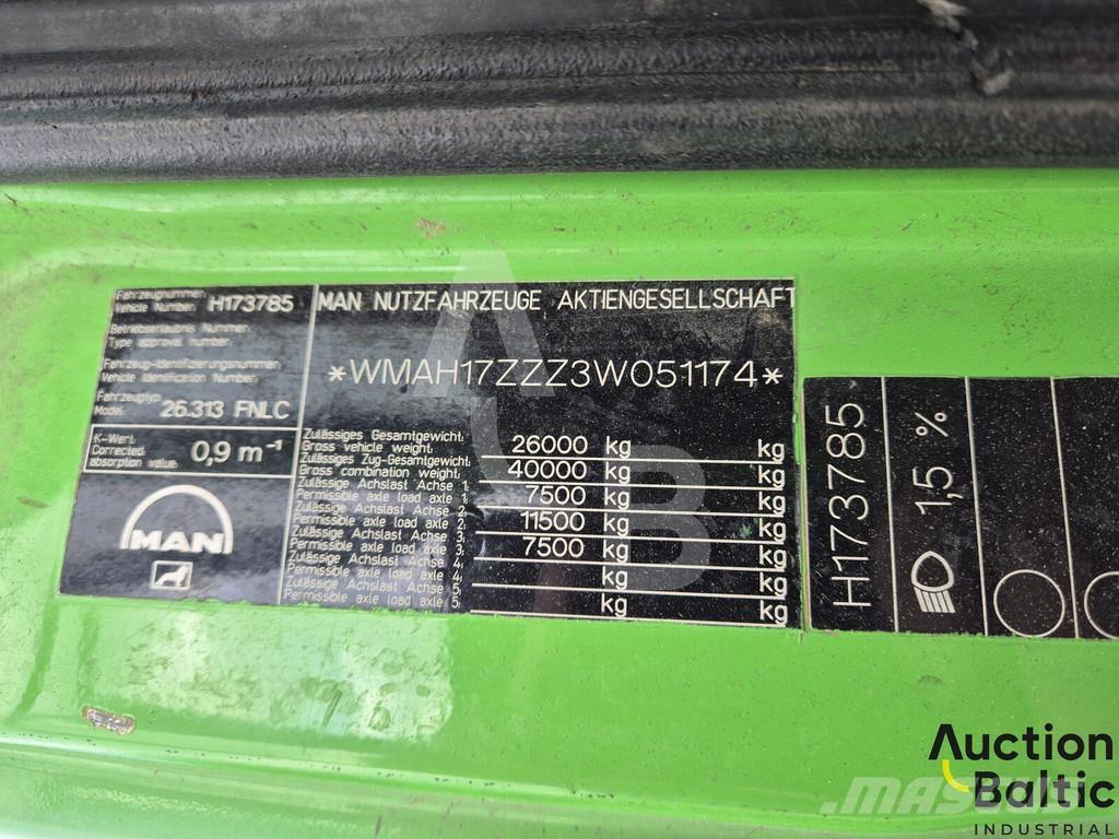 MAN TGA26.310 Sopbilar